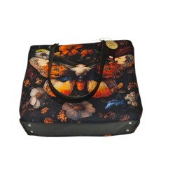 Duża miejska torba na ramię Ćma