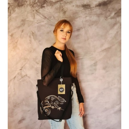 Duża torba wodoodporna kameleon