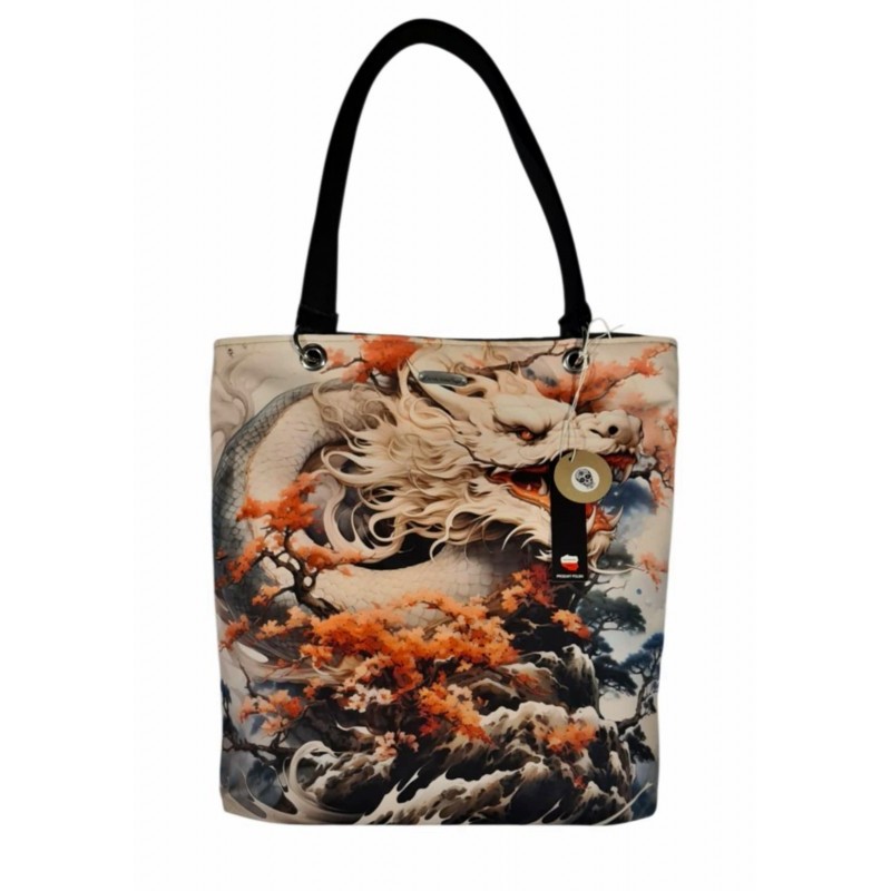 Torba w stylu orientalnym ze smokiem