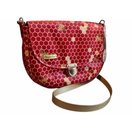 Torebka welurowa w pszczoły