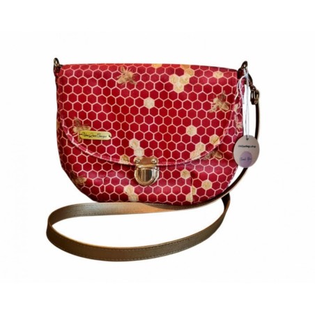 Torebka welurowa w pszczoły