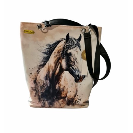 Torba na ramię z stylu vintage z koniem