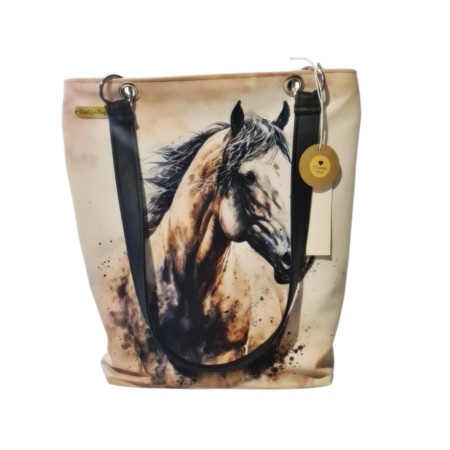 Torba na ramię z stylu vintage z koniem
