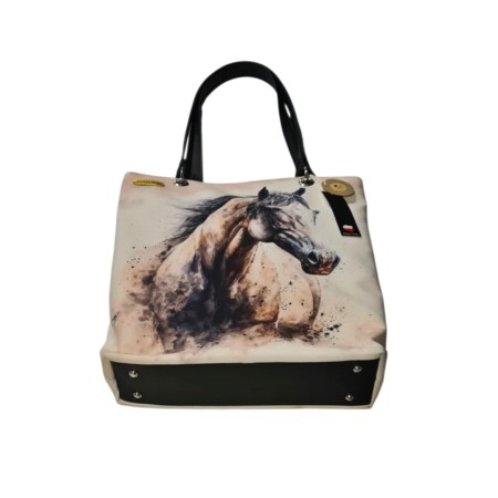 Torba na ramię z stylu vintage z koniem