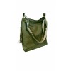 Zielona torba worek boho