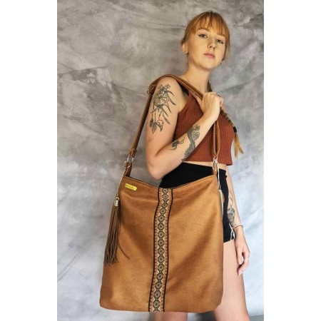 Duża torba worek etno boho