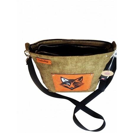 Artystyczna torba z lisem