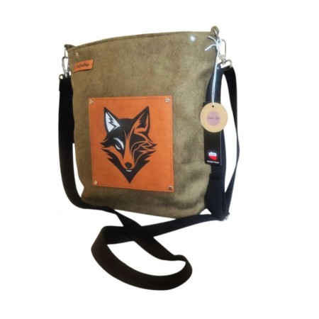 Artystyczna torba z lisem