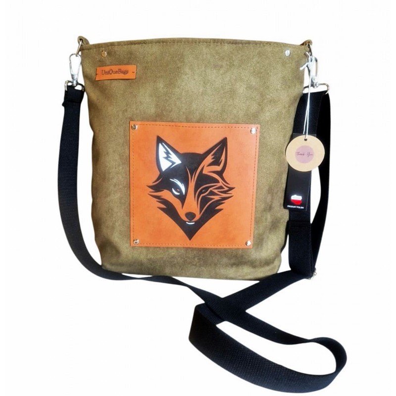 Artystyczna torba z lisem