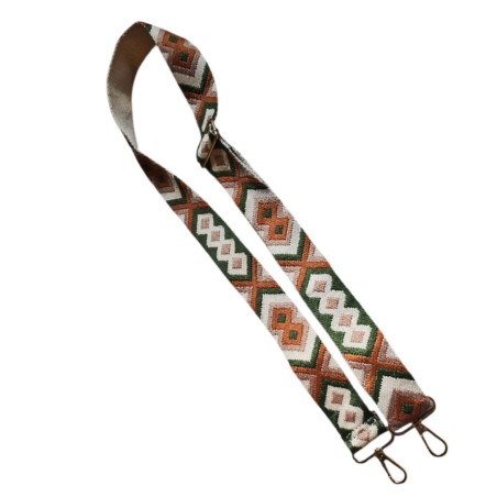 Pasek do torebki- odpinany, regulowany, w stylu boho