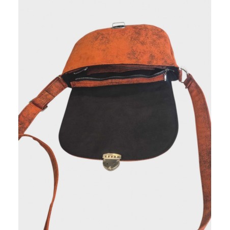 Ruda torebka retro vintage