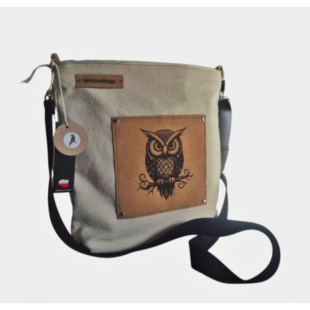 Torebka wegańska z sową