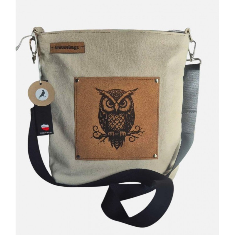 Torebka wegańska z sową