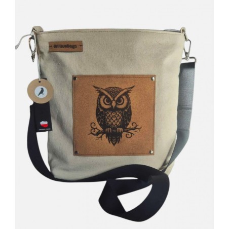 Torebka wegańska z sową