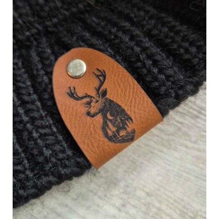 Metka składana z nitem jeleń