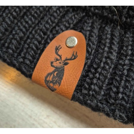 Metka składana z nitem jeleń