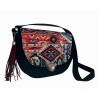 Torebka listonoszka w stylu etno/ boho z frędzlem