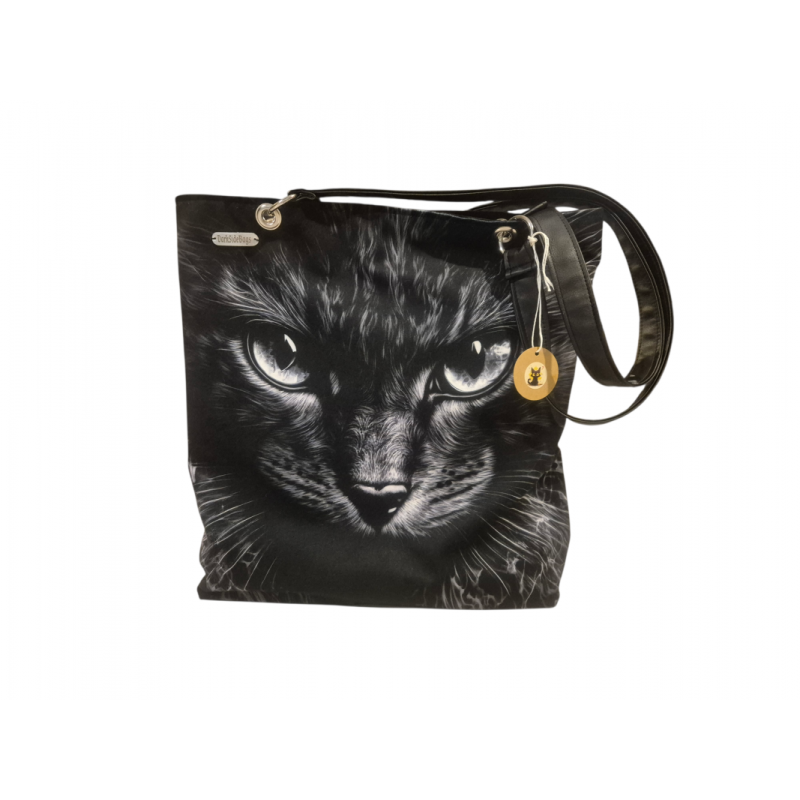 Duża torba na ramię z  nocnym motylem.