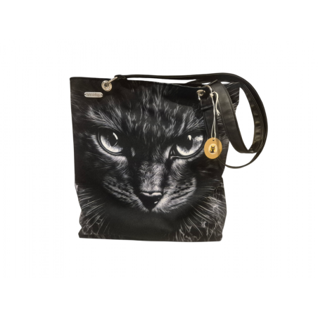 Duża torba na ramię z  nocnym motylem.