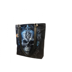 Duża torba na ramię z  nocnym motylem.