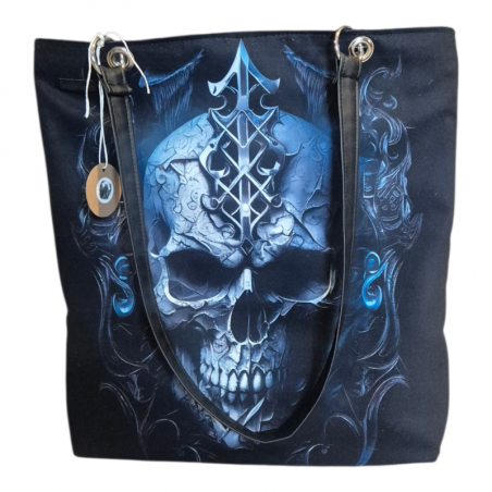 Duża torba na ramię z  nocnym motylem.