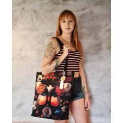 Duża miejska torba na ramię Ćma