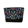 Duża kosmetyczka w kolorowe nietoperze