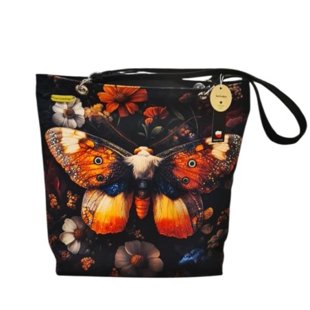 Duża miejska torba na ramię Ćma