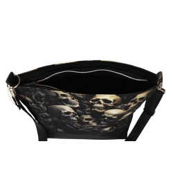 Torebka listonoszka w czaszki gothic