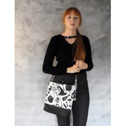 Schwarz-weiße Hexentasche