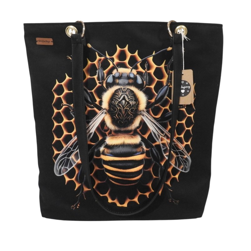 Große Umhängetasche mit Biene