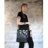 Torebka listonoszka w czaszki gothic