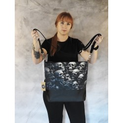 Torebka listonoszka w czaszki gothic