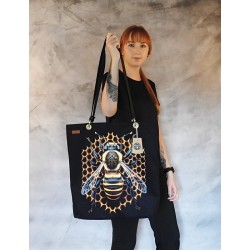 Große Umhängetasche mit Biene